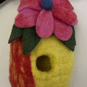 Colorful Felt Decorative with Flower Design